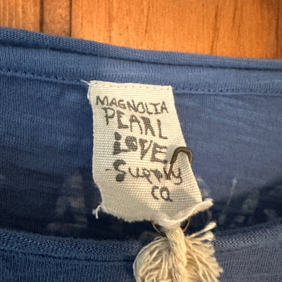 NWT Magnolia Pearl Star Double Layer Tee in Cobalt Blue OS - Picture 12 of 13